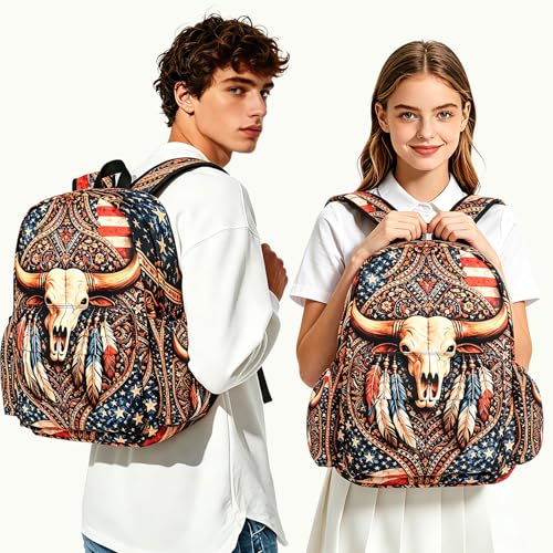 Cow Kids Backpack School Backpack Teens Bookbag for Girls Boys Hiking Camping Travel Sports - color: Cow