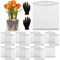 16 Pcs Gopher Baskets 10 Gallon Root Guard Proof Stainless Wire Steel Trap | 18" X 20" Mesh Cage with Gloves Root Protection for Gophers Moles Voles, Bulbs Tubers Trees Orchid Flowers Planting Baskets - size: 20"X18"-16 Pack