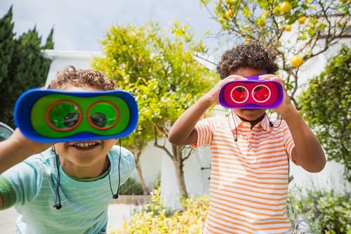 Educational Insights GeoSafari Kidnoculars - Toy Binoculars for Kids, Outdoor Toys for Kids Ages 4-8, Toddler Camping and Nature Toys, Lightweight Binoculars with Neck Strap, Bird Watching Gear | Toy Binoculars for Kids, Outdoor Toys for Kids Ages 4-8, To