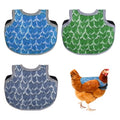 Chicken Saddles for Hens, Chicken Aprons for Hens with Adjustable Straps, Hen Saddle for Chickens - color: Blue,Green,Grey