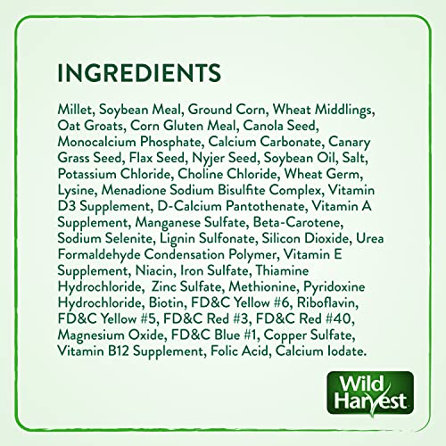 Wild Harvest Universal Blend for Small Birds, 10 lb Bag, Fortified Nutrition - size: 10 Pound (Pack of 1), style: Small Birds