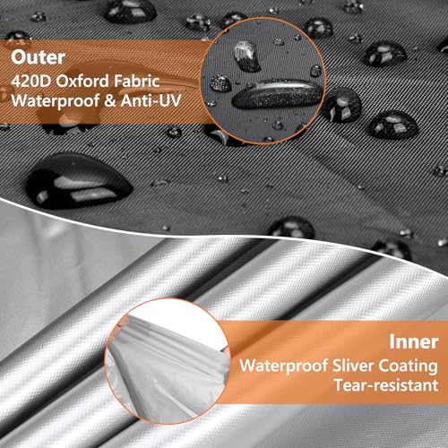 Roasivi Universal Large Birdcage Cover Black Out and Breathable Cages Cover for Parrots and Other Small Animals Durable Waterproofing Washable Material 31" L x 21" W x 53" H Black - size: 31"L x 21"W x 53"H
