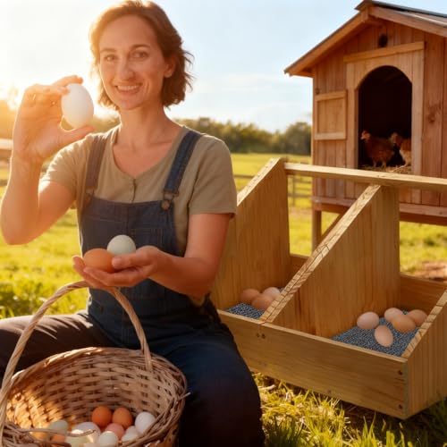 Nesting Pads for Chicken Coop, Washable Plastic Nesting Box Liners, Reusable Box Pads, Coop Accessories for Chicken Hen Box Laying Eggs, Gray,12 x 12 inch (1 Pack) - color: 1 Pack