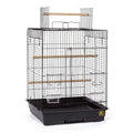 Prevue Pet Products Top Opening Bird Cage - Black | Stand Alone Indoor Birdcage for Parakeets, Cockatiels, Conures, Lovebirds, and Similar Sized Birds