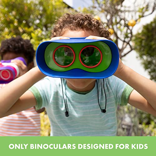 Educational Insights GeoSafari Kidnoculars - Toy Binoculars for Kids, Outdoor Toys for Kids Ages 4-8, Toddler Camping and Nature Toys, Lightweight Binoculars with Neck Strap, Bird Watching Gear | Toy Binoculars for Kids, Outdoor Toys for Kids Ages 4-8, To