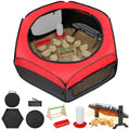 Magicfly Brooder Box for Chicks Starter Kit with 15 x 11 Inch Heating Plate | Chicken Brooder Tent with Chicken Perch, Feeder & Waterer, Holds Up to 15 Chicks, Duck, Quail - color: Complete Starter Kit(Heating Plate Included)