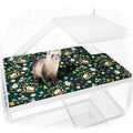 Ferret Cage Liner for Ferret Nation & Critter Nation Cage | Washable Bedding, Leakproof Cage Accessories for Ferrets, Chinchillas, Rats & Other Small Animals(Top Pan Liner) - size: Top Pan Liner