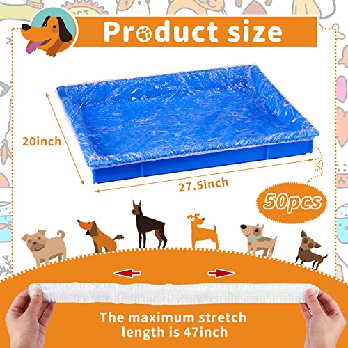 Tondiamo 50 Pcs Cage Liners for Small Animals Disposable Hamster Tray Clear Box Leak Proof Guinea Pig Cage Liner Bag Litter Toilet Film for Rabbit Bunny Hamster Hedgehog (Medium) - size: Medium