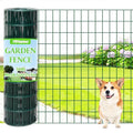 Green PVC Coated Welded Wire Fencing,2"x3" 16 Gauge,72inch H x 50ft L Garden Wire Fence Roll,2/3/4/5/6ft Tall x 50/100 ft Long Hardware Cloth Metal Mesh for Yard,Farm,Chicken,Dog,Vegetable Protection - color: Green, size: 2"x3" 72inx50ft