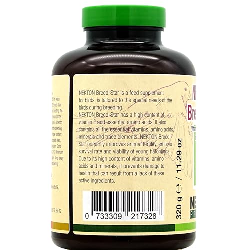 Nekton Breed-Star Breeding Supplement for Birds 320g / 11.29oz, Off White - size: 320g / 11.29oz