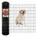 Black PVC Coated Welded Wire Fence 36" x 50' Roll, 2"x4" Mesh, 14 Gauge | Vinyl Coated Garden Fencing, Yard & Pet Barrier, Chicken Wire Fencing, Dog Enclosure Mesh, Vegetable Plant Protector - color: Black, size: 2''x4'' 14GA 36''x50'