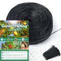 Unves 13 x 50 Ft Bird Netting for Garden, Fruit Tree Garden Netting | Heavy Duty Bird Net Protect Fruit Trees and Vegetable Plants Against Birds and Other Animals - color: Black, size: 13 x 50 Ft
