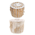 2-Pack Natural Jute Bird Nesting Material for Parakeets Canaries Finches Soft Comfortable Bird Bedding Cage Accessory for Breeding and Rest