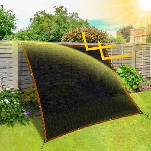 Shade Cloth - for Garden 90% Plant Shades Mesh Tarp with Grommets Outdoor Sun Shades Netting for Chicken Coop Greenhouse Vegetables Pergola Patio Cover - size: 3×10FT
