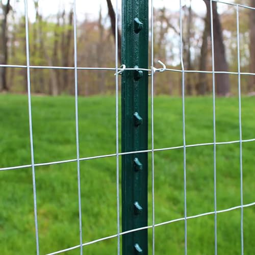 YARDGARD 1/2 in. x 1 in. Mesh Welded Wire Fence Roll, 36 in. x 100 ft., 16-Gauge Galvanized Steel Fence for Rabbit Fence, Chicken Coop, Cage Wire, Garden Protection and Small Animal Enclosures - size: 36 in. x 100 ft.