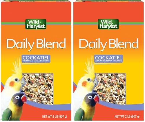 Daily Blend Bird Nutrition, 2 Pound | Pack of 2 | Orange | 32 Ounce - size: 2 Pound (Pack of 2)