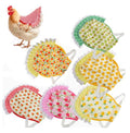 6Pcs Chicken Saddles Waterproof Hen Aprons Feather Protective Jackets with Elastic Straps Wing Back Protectors Chicken Hen Mating Saddle (Color Random)