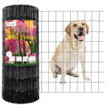 Black PVC Coated Welded Wire Fence 24" x 100' Roll, 2"x3" Mesh, 16 Gauge | Vinyl Coated Garden Fencing, Yard & Pet Barrier, Chicken Wire Fencing, Dog Enclosure Mesh, Vegetable Plant Protector - color: Black, size: 2''x3'' 16GA 24''x100'