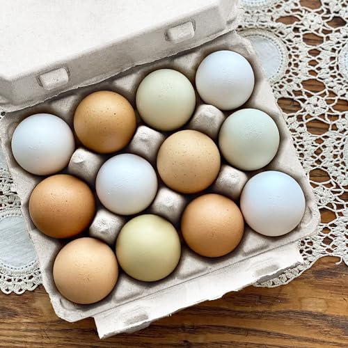 Vintage Egg Cartons for 12 Large Eggs – Classic 3x4 Layout – Durable Recycled Cardboard – Farmhouse Style – Eco-Friendly Packaging - White 75 Pack - color: White, size: 75