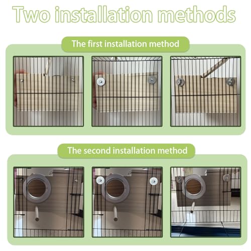 Parakeet Nesting Box Transparent Bird Nest Breeding Box with Perch | 7.87 X 4.72 X 4.72 inch Parrot Mating Box Wood Bird House Aviary for cage - size: 7.87 X 4.72 X 4.72 INCH