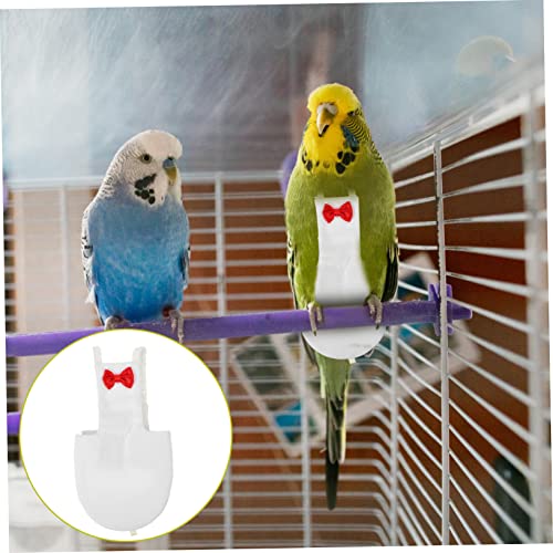 Yardwe Bird Diaper for Parrots and Parakeets Breathable Liner Bow Design for Outdoor - size: 17x9cm