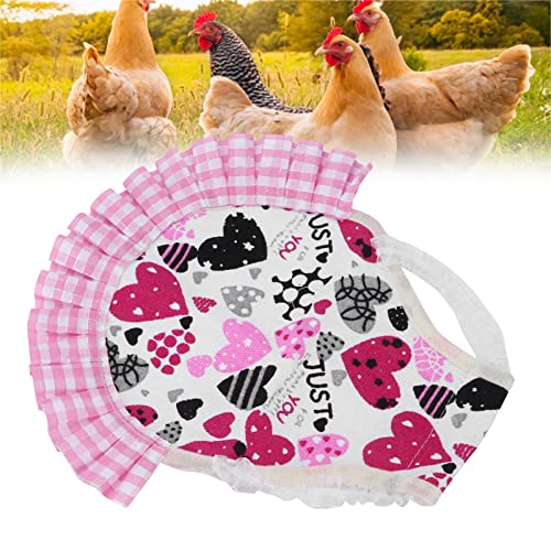 Chicken Saddles, Multifunctional Chicken Apron Feather Back Protector Chicken Hen Mating Saddle with Elastic Adjustable Strap for Small Medium Hen Accessories