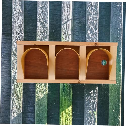 Toyvian Pigeon Birds House Door Bird Cage Entrance Wooden Door Racing Pigeon Access System