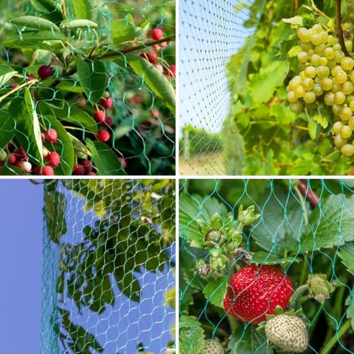 Bird Netting for Garden Protect Vegetable Plants and Fruit Trees,13x20ft | Garden Netting Mesh for Anti Birds, Deer, Squirrels - size: 13x20ft