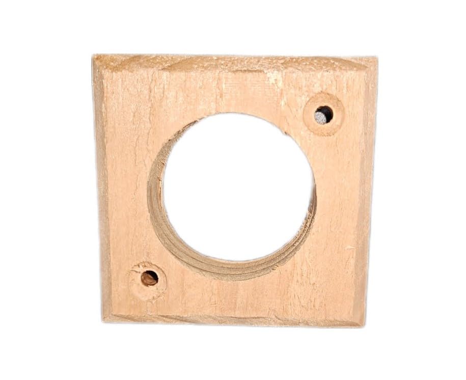 Cedar Wood Bird House Predator Guards, 8-Pack, Fits 1 1/2 inch Hole