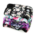 Washable Reusable Female Dog Diapers(5 Pack) Small Medium Large Doggie Puppy & Doggy Dog Diaper, Period Panties in Heat Medium - color: Flower, size: Medium