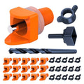 Lil'Clucker Horizontal Chicken Waterer Nipples, Pack of 15 Chicken Nipple Waterer with Drill Bits, Easy Install Automatic Chicken Waterer System, No Leak Chicken Water Feeder, Poultry Waterer - Orange - color: Orange