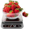 Greater Goods Digital Food Scale for Kitchen & Baking, 22lb High Capacity | Stainless Steel Platform, Hi-Def LCD, 1g Precision, Tare. Weighs g/oz/lb/ml. For Sourdough, Bread & Bulk Cooking, Large Bowls