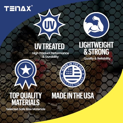 Tenax 2A230090 Poultry Fence 3' x 25' Black Made in USA - color: Black, size: 3-ft x 25-ft