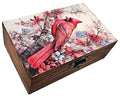 RK Collections Cardinal Trinket Box Small Jewelry Keepsake Box | Bird Lovers Gift Idea, Animal Lovers Case/Holder. (6.5") (Cardinal) - style: Cardinal