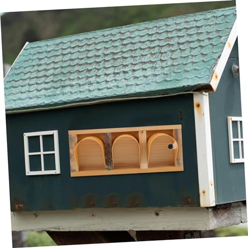 Toyvian Pigeon Birds House Door Bird Cage Entrance Wooden Door Racing Pigeon Access System