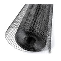Black Hardware Cloth 1/2 in 48 x 50 ft 19 Gauge Welded Mesh | Black coated wire roll, Stronger Welds, Low Defect Rate, Garden Fence, Chicken Coop, Tree Guard - size: Black 1/2" 48" x 50' 19Ga