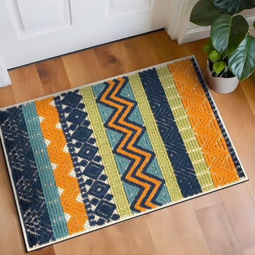 Rugshop Marbella Indoor/Outdoor Boho Accent Area Rug Multi 2' x 3' | Rectangular, Size 2' x 3', Patio, Deck, Porch, Balcony, Backyard, Garden, Poolside, Sunroom, Outdoor Living, Weatherproof - color: Multi Color, size: 2' x 3' (Rectangular)