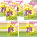 Oudain 60 Pcs Religious Goody Bags, Easter Treat Gift Bag with Handles, Christian Cross Plastic Candy Packaging Bags for Party Favor Easter Egg Hunting Game VBS Gift Packaging(Sun) - color: Sun