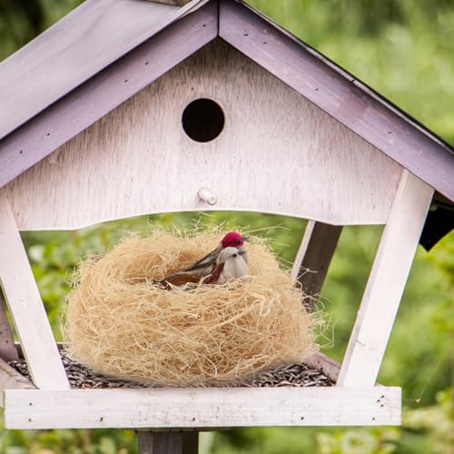 30g Raffia Grass Nesting Material, Lightweight Multipurpose Filling for Chicken Nests, Gift Boxes, Pet Bedding(as Shown)