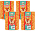 Mr. Bird Flaming Hot Feast Spicy Bird Seed Cylinder, 4-Pack, 4 lbs 3 oz | Premium Blend of Mealworms, Peanuts & Hot Pepper | Squirrel Repellent | Handcrafted in Texas - size: 4.19 Pound (Pack of 4)
