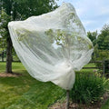 15ft x 15ft Fruit Tree Netting Cover with Zipper & Drawstring, Insect Bird Barrier Netting for Garden Protection, Ultra Fine Mesh Garden Netting, Extra Large - size: 15 x 15 ft(1 Pack)