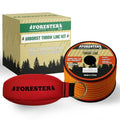 FORESTER Arborist Throw Line Kit | Throw Weight & 166ft Rope | Ultra Slick 100% Polyester Rope | Arborist Equipment for Tree Climbing - style: 15oz Throw Weight