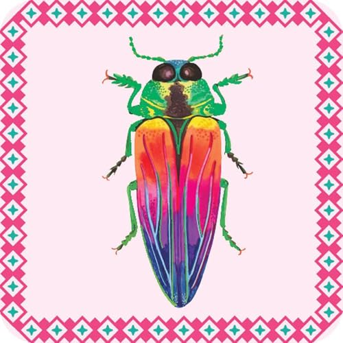 eeBoo Little Beetles Memory & Matching Game, Ages 3+, 1-4 Players | Introduces beetle species & vocabulary. Sharpens recognition, concentration & memory skills. Includes 36 tiles, 18 pairs - style: Beetles