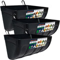 Chicken Feeder Waterer, Goat Feeder - 3 Pack, 5.5 Quart, for Goats Chickens Duck Sheeple Dogs Piglets Deers Gooses, Turkeys, Goat Supplies