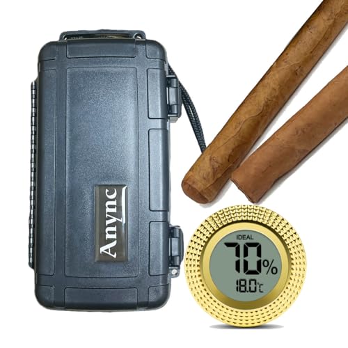 Cigar Digital Hygrometer - High Precision Adjustable Digital LCD-Monitor Hygrometer Thermometer for Cigar Humidor | Box | Cabinet | Jars | Guitar (Digital) - style: Digital