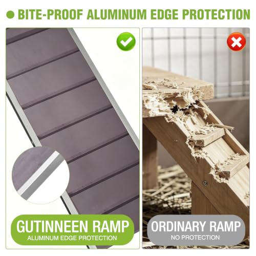 GUTINNEEN 4-Story Ferret Cage Easy-Clean Chinchilla Cage Anti-Chewing Small Animal Cages for Rat Squirrel 63.2" H - size: 36.0"L x 25.0"W x 63.2"H