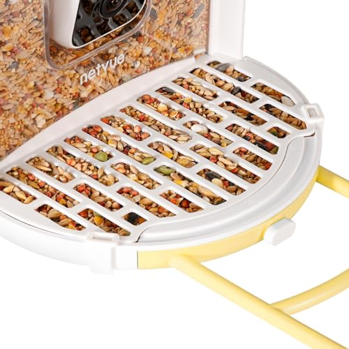NETVUE Bird Seed Guard, Durable Waterproof Bird Feeder Covers, Save Birdseed, Perfect Match NETVUE by Birdfy Feeder, Must-Have Accessories, Easy to Fit and Clean (2Pcs)
