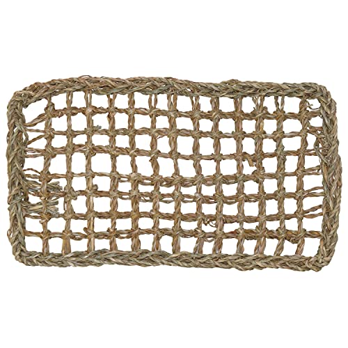 Super Bird Creations SB50007 Seagrass Mat for Cage Decor, Pet Enrichment and Boredom Relief - Versatile Toy-Making Base - Ideal for Parrots - Small to Large Birds & Reptiles - 7"x12" (1 Pack) - size: 7"x12" (1 Pack)