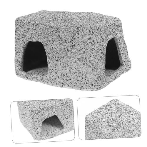 GALPADA Betta Fish Decor Stackable Rocks Aquarium Shelter for Shrimp Lizards Betta Durable Stone Ornaments Mimicking Natural Caves for Versatile Use Fish Tanks