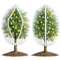 Fruit Tree Netting Cover with Zipper & Drawstring, 2 Packs 10ft x 10ft Insect Bird Barrier Netting for Garden Protection, Ultra Fine Mesh Garden Netting Pest Barrier, Extra Large - size: 10 x 10 ft(2 Packs)